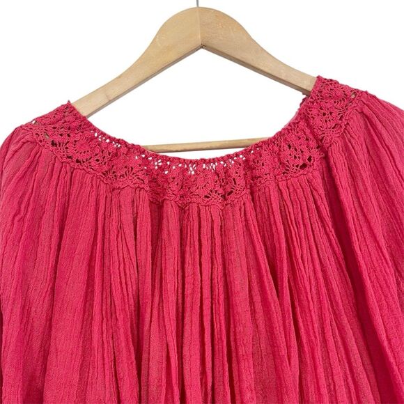 Jen’s Pirate Booty Boho Off the Shoulder Flowy Top S - Picture 3 of 8